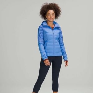 Lululemon down for it all jacket in Blue Nile